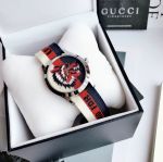Gucci G-Timeless Quartz Mặt Tròn Dây Nato YA1264059