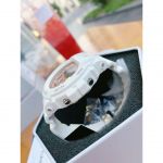 Casio G Shock Mặt Tròn Màu Hồng Dây Cao Su Màu Trắng Lịch Ngày Thứ GMD-S6900MC-7
