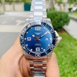 Longines Hydroconquest Automatic Mặt Tròn Dây Kim Loại Bạc L3.781.4.96.6