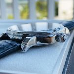 Montblanc 4810 Automatic Mặt Tròn Viền Bạc Dây Da Màu Đen Lịch Ngày Thứ 115936