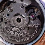 Orient Mechanical Classic Mặt Xanh Lộ Máy Dây Da RA-AG0005L10B