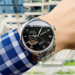 Seiko Presage Mặt Tròn Đen Dây Kim Loại SSA377J1