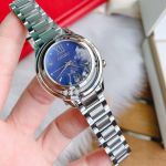 Citizen Eco drive Sunrise blue Mặt Tròn Xanh Dây Kim Loại EM0510-53N