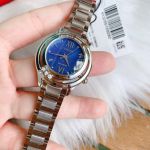 Citizen Eco drive Sunrise blue Mặt Tròn Xanh Dây Kim Loại EM0510-53N