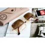 Ray-ban Evolve Mắt Vuông Gọng Kim Loại Màu Vàng RB1971 914751 54