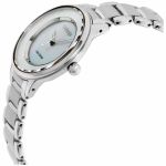 Citizen Eco Drive Dây Kim Loại Màu Bạc Mặt Khảm Trai EM0380-81D