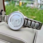 Citizen Eco Drive Dây Kim Loại Màu Bạc Mặt Khảm Trai EM0380-81D