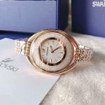 Swarovski Crystalline Oval Quartz Dây Kim Loại Rose Gold 5200341