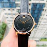 Movado 1881 Automatic Mặt Đen Tròn Dây Da 0607062