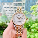 Mido Belluna Diamond Automatic Mặt Tròn Dây Kim Loại Demi M001.431.22.036.92