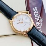 Longines Flagship Gold 18K Automatic Dây Da Vân Đen L47748272