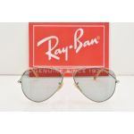 Ray-ban Aviator Mắt Màu Xám Gọng Kim Loại Màu Bạc RB3025 906515 58