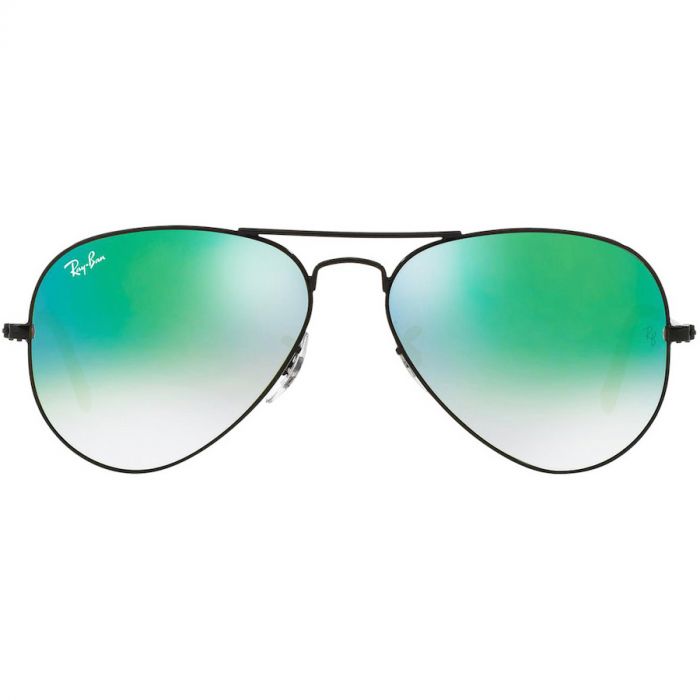 Ray-ban Aviator Mắt Màu Xanh Gọng Kim Loại Màu Đen RB3025 002/4J 58