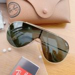 Ray-ban Wings Green Classic  Mắt Màu Xanh Gọng Kim Loại Vàng RB3597 905071 33