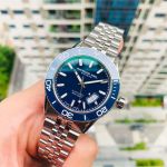Raymond Weil Freelancer Automatic Mặt Tròn Màu Xanh Dây Kim Loại Màu Bạc Lịch Ngày 2760-ST3-50001
