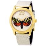 Gucci G-Timeless Butterfly Mặt Số Tròn Dây Da YA1264062