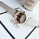 Gucci G-Timeless Butterfly Mặt Số Tròn Dây Da YA1264062