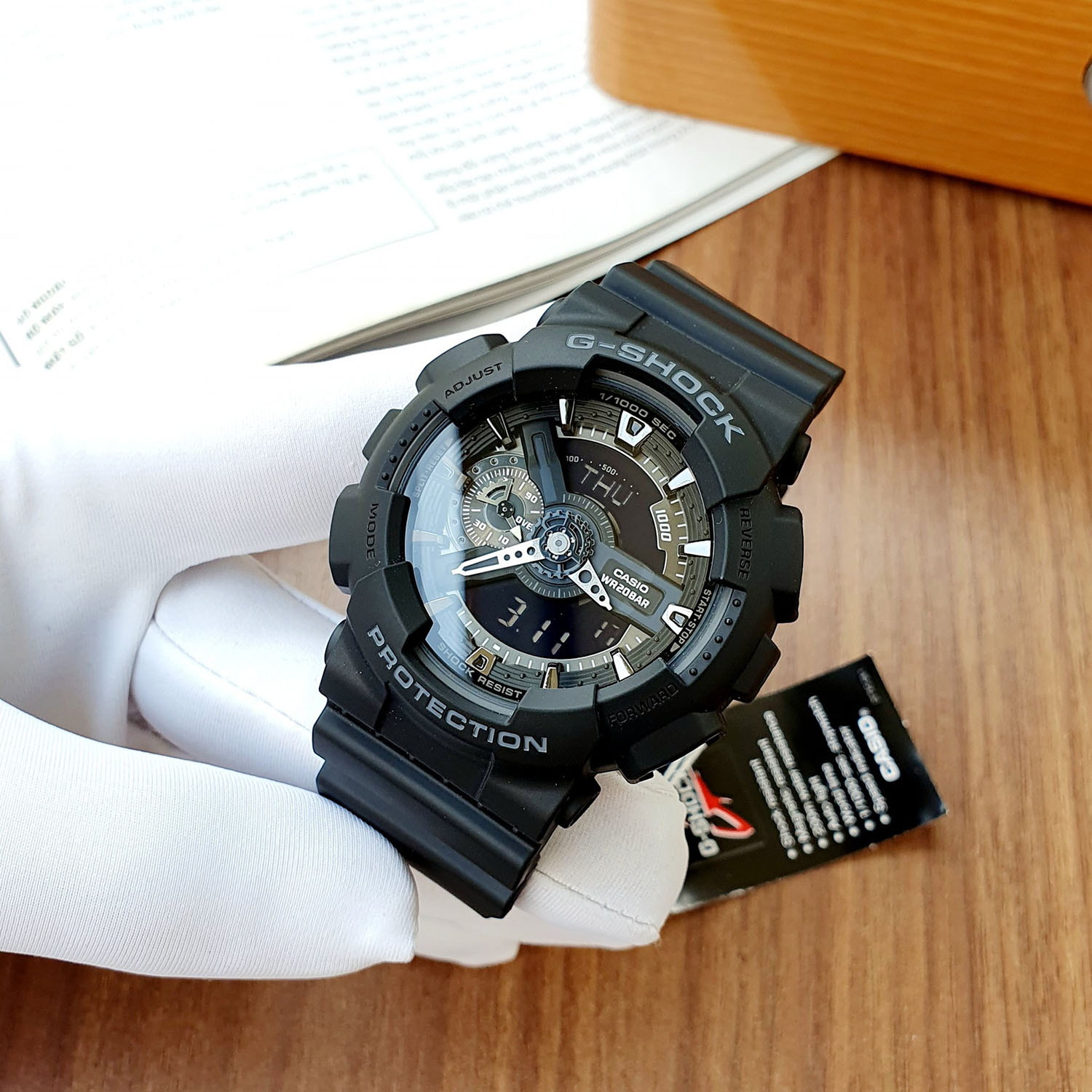 Casio G-Shock Dây Nhá»±a Mà u Äen GA-110-1BDR xách tay chÃnh hãng giá rẻ bảo hà nh dà i - Äá»ng há» nam