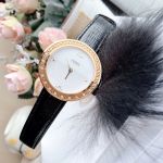 Fendi My Way Mặt Tròn Màu Trắng Dây Da Màu Đen F350534011B0