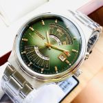 Orient Automatic Mặt Xanh Lịch Vạn Niên FEU00002FW