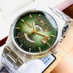 Orient Automatic Mặt Xanh Lịch Vạn Niên FEU00002FW