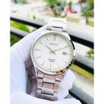 Seiko Classic Mặt Tròn Dây Kim Loại Màu Bạc Lịch Ngày SGEG93P1