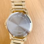 Citizen Mens Mặt Số Tròn Dây Kim Loại Vàng BF2003-50A