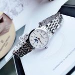 Frederique Constant Mặt Số Tròn Trắng Dây Kim Loại Bạc FC-206MPWD1S6B