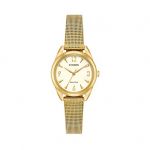 Citizen Women's Mặt Số Tròn Dây Kim Loại Bạc EM0682-58P