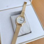 Citizen Women's Mặt Số Tròn Dây Kim Loại Bạc EM0682-58P
