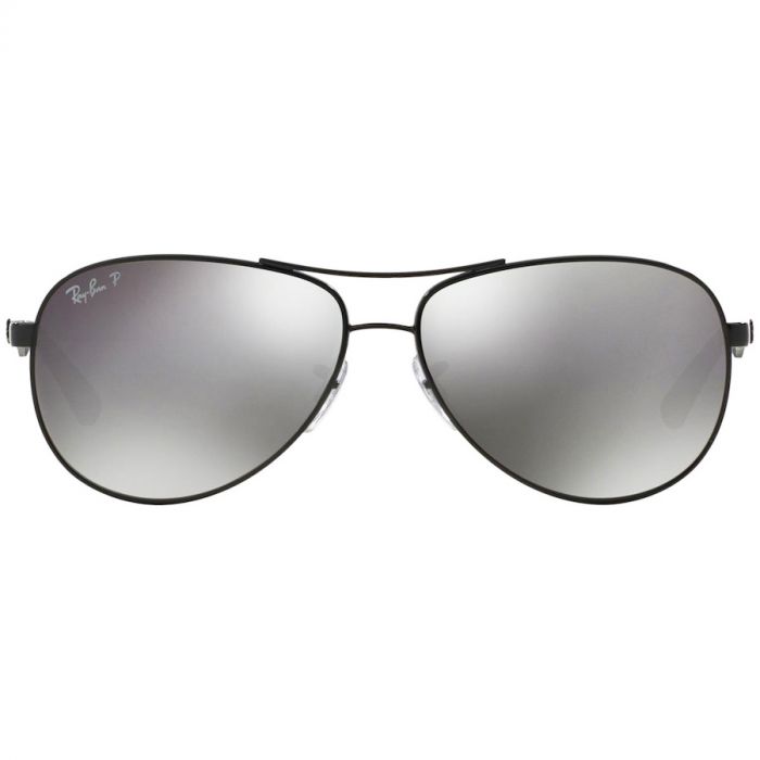Ray-ban Pilot Mắt Màu Xám Gọng Kim Loại Màu Đen RB8313 002/K7 61
