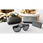 Versace Sunglasses Mắt Vuông Gọng Nhựa Màu Đen VE4356