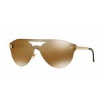Versace Brown Mirror Gold Sunglasses Gọng Kim Loại VE2161 136/00/145