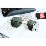 Ray-ban Classic G-15 Mắt Tròn Màu Xám Gọng Kim Loại Màu Vàng RB3648 001 54