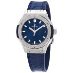 Hublot Classic Fusion Titanium Blue Dây Da Màu Xanh 581.NX.7170.LR