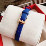 Salvatore Ferragamo Gancino Mặt Tròn Xanh Dây Da SF4300318