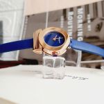 Salvatore Ferragamo Gancino Mặt Tròn Xanh Dây Da SF4300318