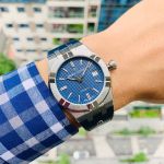 Maurice Lacroix Aikon Automatic Mặt Tròn Dây Da Xanh AI6007-SS001-430-1