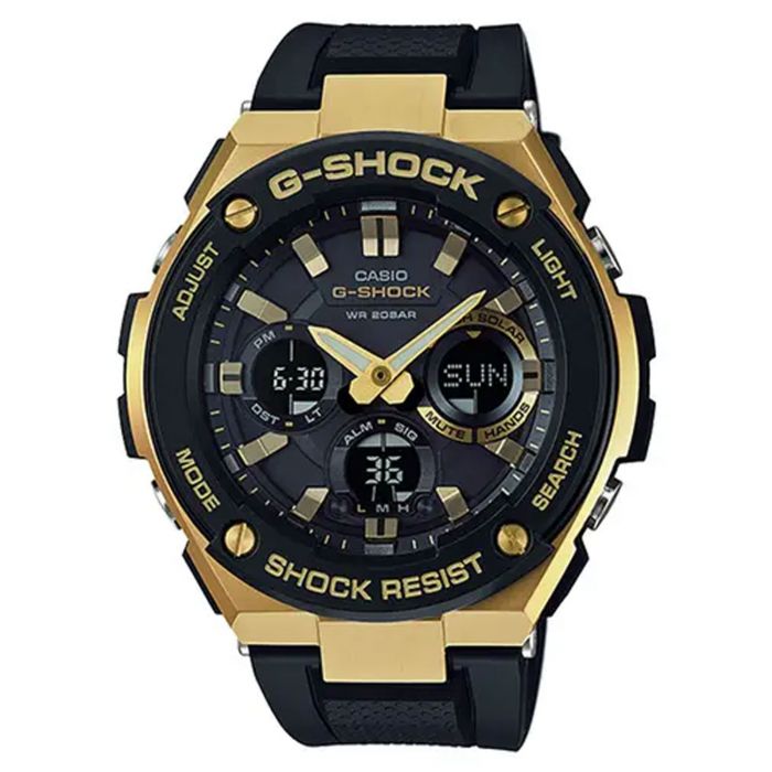 Casio G-Shock G-Steel Mặt Tròn Dây Cao Su GST-S100G-1A