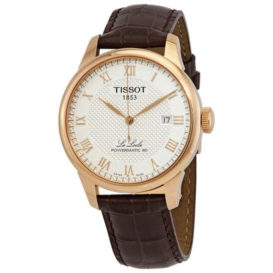 Tissot Le Locle Automatic Cọc Số La Mã Dây Da Nâu T006.407.36.033.00