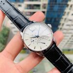 Orient Star Retrograde Mặt Tròn Dây Da Vân Đen RK-DE0303S