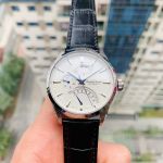 Orient Star Retrograde Mặt Tròn Dây Da Vân Đen RK-DE0303S