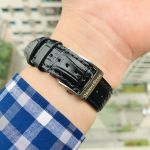 Orient Star Retrograde Mặt Tròn Dây Da Vân Đen RK-DE0303S