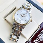 Longines Master Automatic Mặt Trắng Dây Demi Vàng 18K L2.628.5.12.7