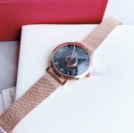 Salvatore Ferragamo Minuetto Mặt Số Đen Dây Kim Loại Vàng SF8200719