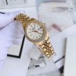 Citizen Quartz Mặt Tròn Dây Kim Loại Vàng EQ0532-55D