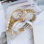 Citizen Quartz Mặt Tròn Dây Kim Loại Vàng EQ0532-55D