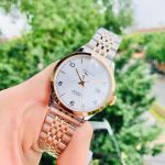 Longines Automatic Mặt Tròn Dây Kim Loại Demi L2.821.5.76.7