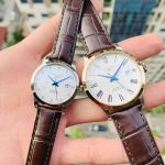 Longines Record Automatic Cọc Số La Mã Dây Da Nâu L2.820.5.11.2