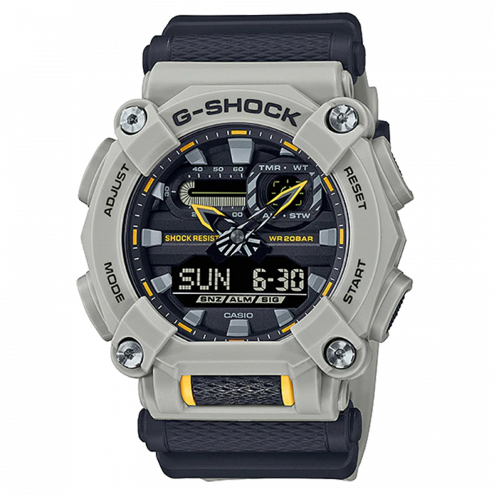 Casio G-Shock Dây Cao Su Viền Trắng GA-900HC-5A